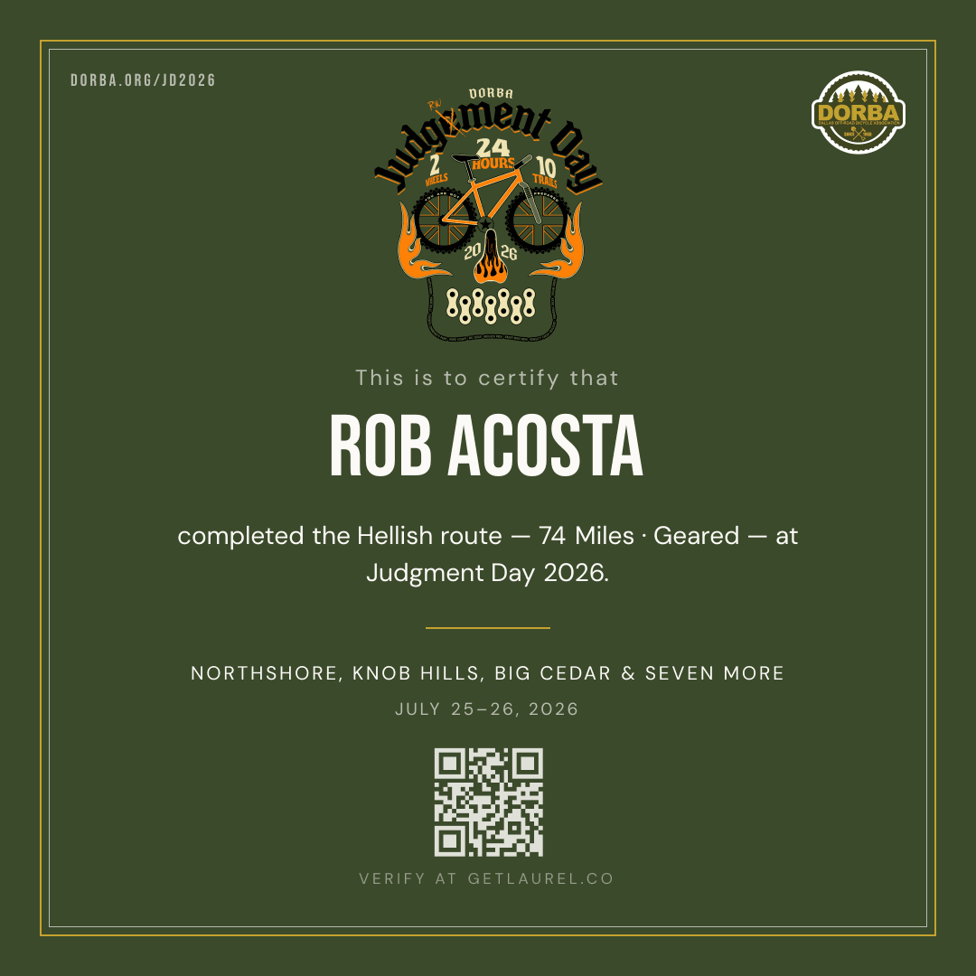 A Judgment Day 2026 certificate showing its verification code